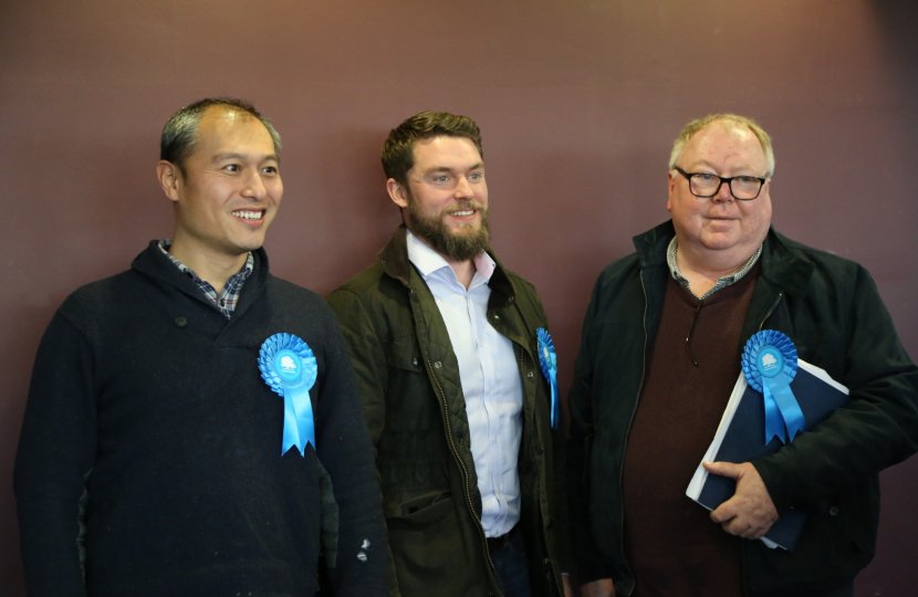 Cllrs Shengke Zhi, Michael Whetton and Candidate Phil Eckersley want your views on how we can make Bowden a better place